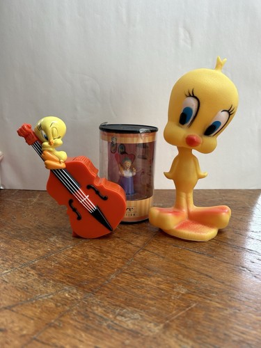 Trio tweety pie figures - tweety,