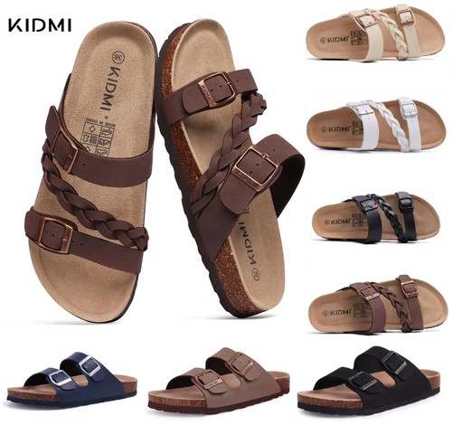 Kidmi womens leather cork - leather,