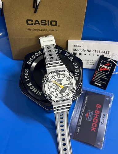 Casio shock 2100mng - ga-2100mng, manga