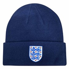 Official ENGLAND 3 Lions Crest Winter Bronx Hat England Football Fans Woolly Hat