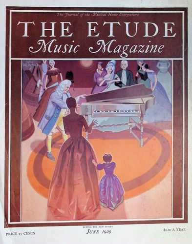 Original 1929 etude music - 1929,