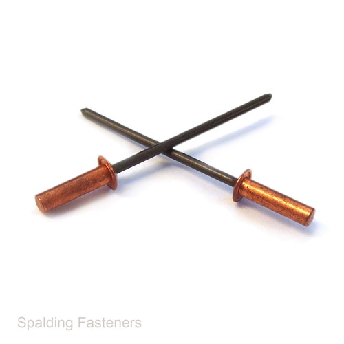 Metric copper steel - copper, blind