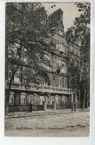 Clock house chelsea - clock, house,