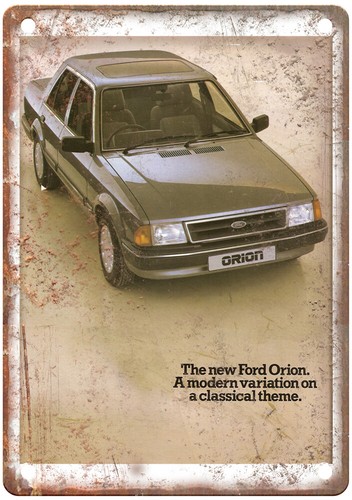 Vintage ford orion advert - orion,