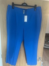 River Island Cobalt Blue Smart Trousers Size 20 BNWT.