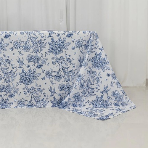 White blue 132 french - 90", x
