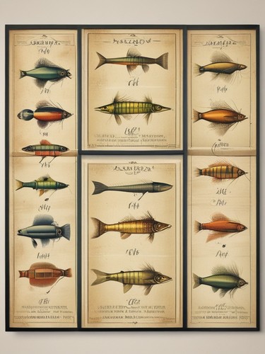 Fly fishing lures vintage - fishing,