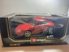 Burago Porsche 911 Carrera 1993 Model Car 1:18 Red Cod 3050