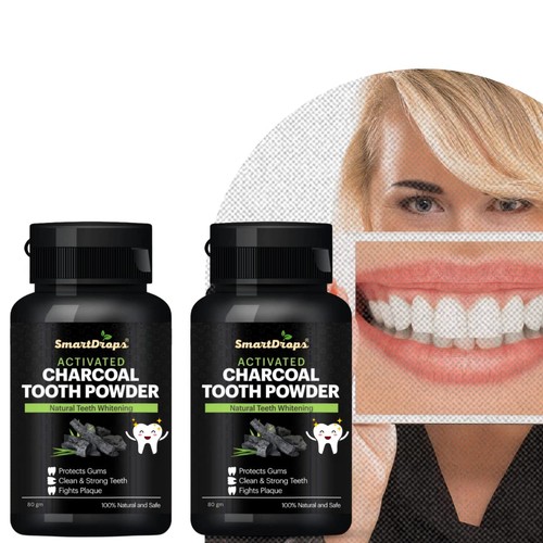 Smartdrops charcoal tooth - charcoal,