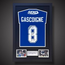 Paul Gascoigne Hand Signed And