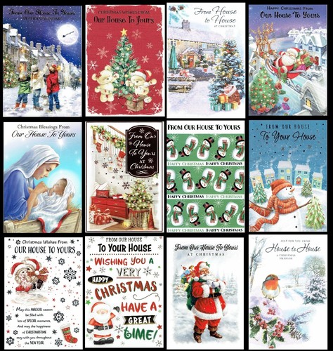 Christmas card from - christmas, our