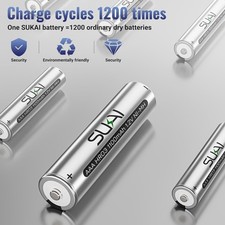16 Rechargeable AAA Batteries