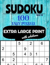 Extra Large Print Sudoku