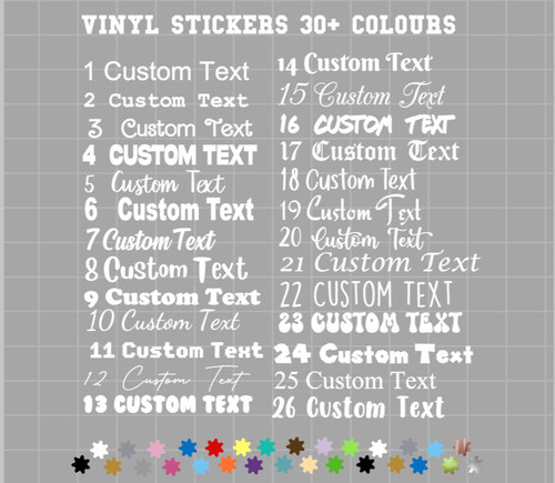 Personalised name vinyl - name,