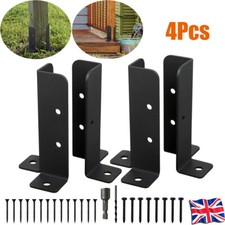 4 Pcs Post Base Support Fence
