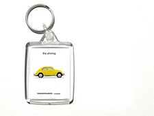 Yellow Volkswagen vw1200 KEYRING Movie car as seen in the shining BEETLE