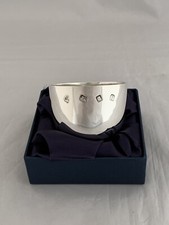 Sterling Silver WHISKY Tumbler Cup Beaker 1974 London C J VANDER Solid Silver