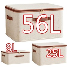 Foldable Fabric Storage Box Clothes Organiser Waterproof Under Bed Container