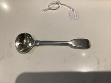 A Lovely George III Sterling Silver Salt/Mustard Spoon