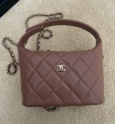 Chanel brown quilted leather - chanel,