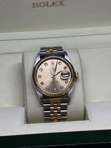Rolex datejust 16233 two tone - rolex,