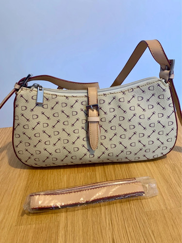 Beige shoulder bag - beige,