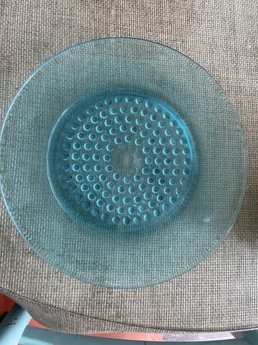 Turquoise hob nail glass - turquoise,