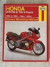 Haynes Manual 2101 - Honda VFR750 & 700 V-Fours, '86 to '94