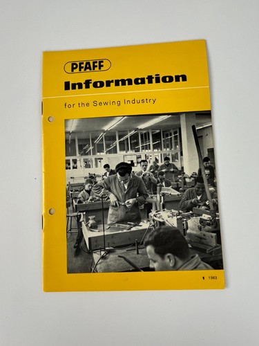 Pfaff information booklet 1963 - pfaff,
