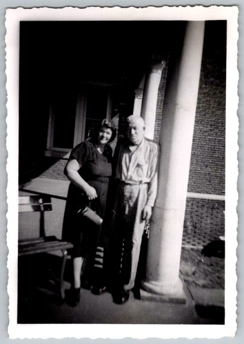 Vtg snapshot couple man - couple,