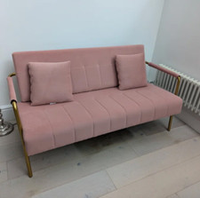 2 Seater Loveseat Modern Pink