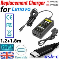 Laptop Charger 65W USBC Type C Adapter For Lenovo Yoga 11E Thinkpad X1 Carbon