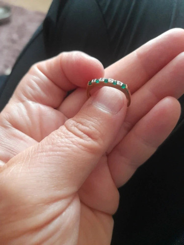 Carat gold vintage emerald - 9,