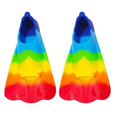 Rainbow Silicone Training Fins