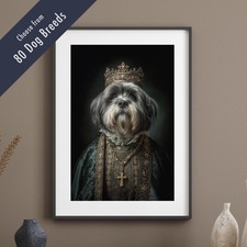 Royal Dog Portrait Print –