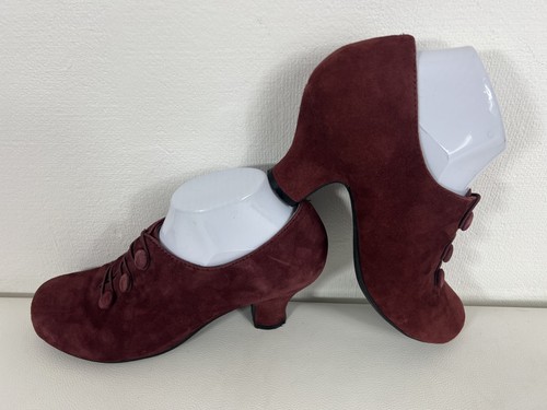 Hotter burgundy suede - hotter, nicola