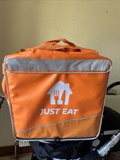JUST EAT EXPANDABLE INSULATED FOOD DELIVERY BACKPACK BAG