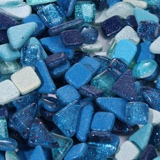  Glitter Crystal Smooth Stone Irregular Stone Beautiful DIY Handmade Materials