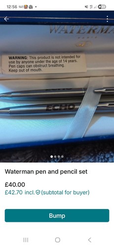 Waterman pen pencil set - &,