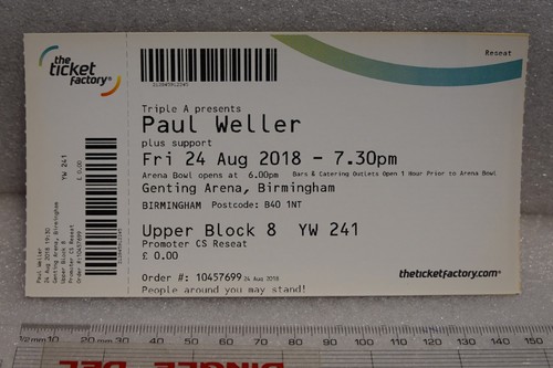 Paul weller unused - unused, gig