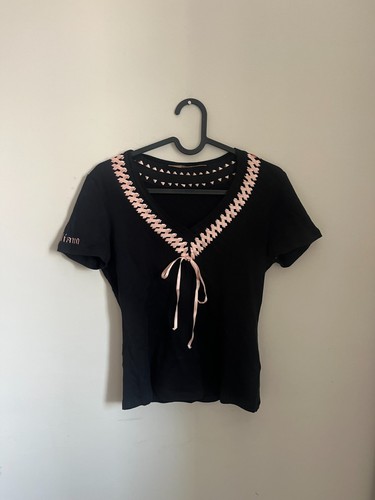 John galliano black ribbon - john,
