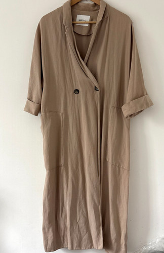American vintage trench coat - american,
