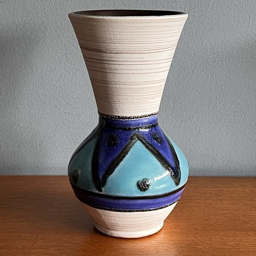 Vintage austrian pottery vase - vintage,
