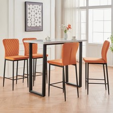 Breakfast Bar Table and 4 Bar