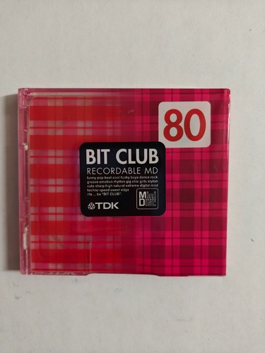 New tdk bit club - new, minidisc