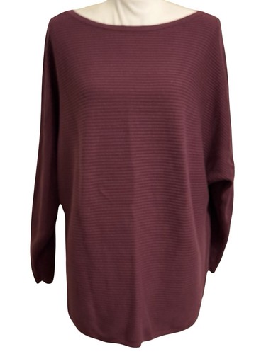 Sonoma burgundy rib knit long - rib,