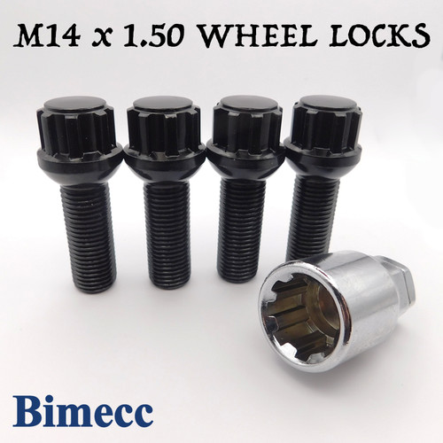 Locking wheel bolts m14x1 - bolts, m14x1.5