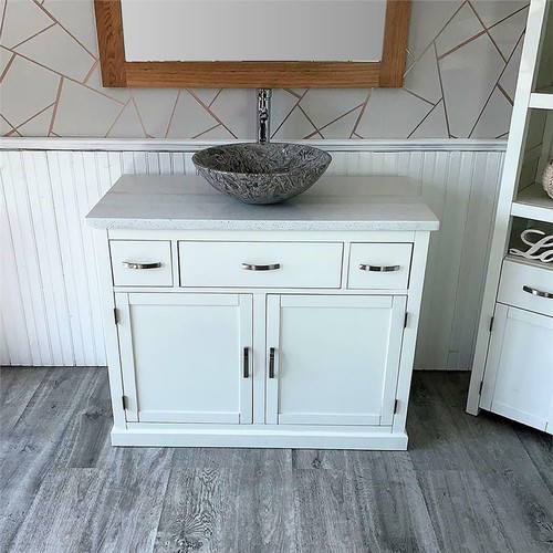 Bathroom vanity unit white - bathroom,