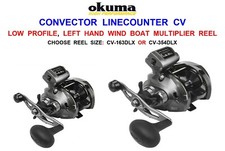 NEW OKUMA CONVECTOR LINE COUNTER REEL LOW PROFILE BOAT FISHING MULTIPLIER REEL
