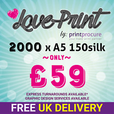 2000 A6 A5 A4 Flyers Leaflets Printed Full Colour Flyer Leaflet Printing